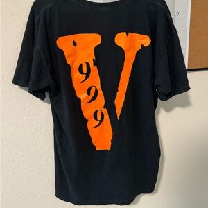VLONE Black and Orange Men's Shirt